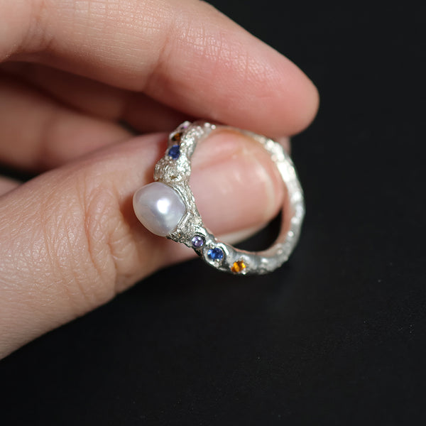 Pearl Rough Ring