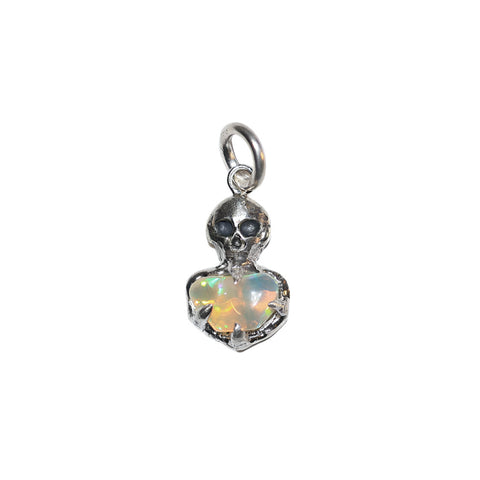 Skull Opal charm